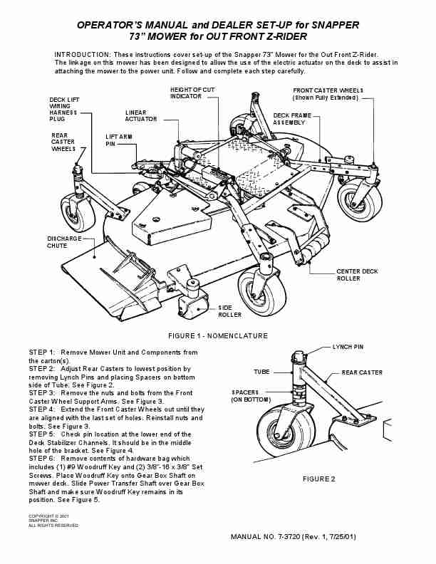Snapper Lawn Mower Out Front Z-rider Mower-page_pdf